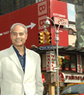 BBC: George Alagiah at wraparound poster